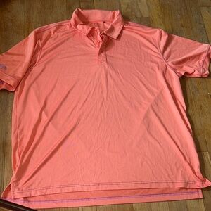 Ping Men's Peach Polo Shirt Iridescent‎ XL